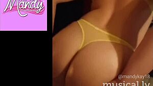 Vidéo porno HD exclusive de Mandy Kay en train de twerker et de se faire baiser