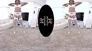 Store bryster og stedfar action i en POV video med en steddatter