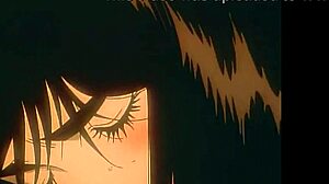 Urutan faraj dengan payudara besar dan pukulan kasar dalam filem porno anime