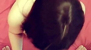 Egyiptomi tini Mariam szomszédjával szexel egy francia videóban
