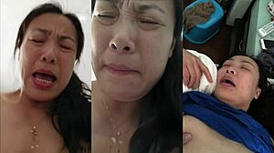 Pertemuan tanpa perlindungan dengan seorang wanita Cina separuh baya dan teman anak lelakinya