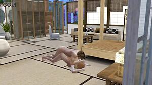 Heiße Nacht mit einem versauten Paar in 3D-Hentai